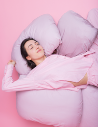 Percale de coton - Rose - 50x70cm