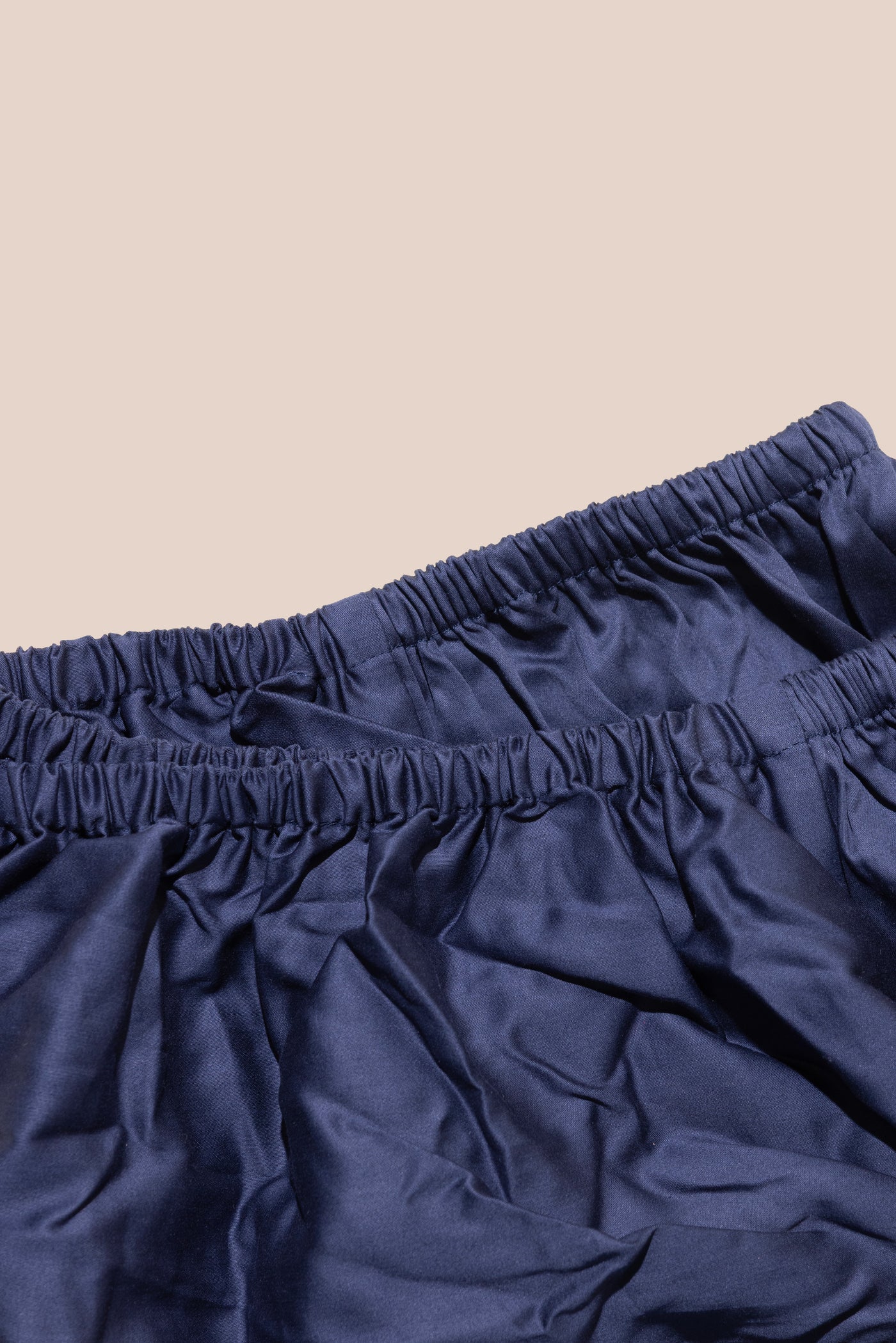 Satin de Coton - Bleu velours - 65x65cm