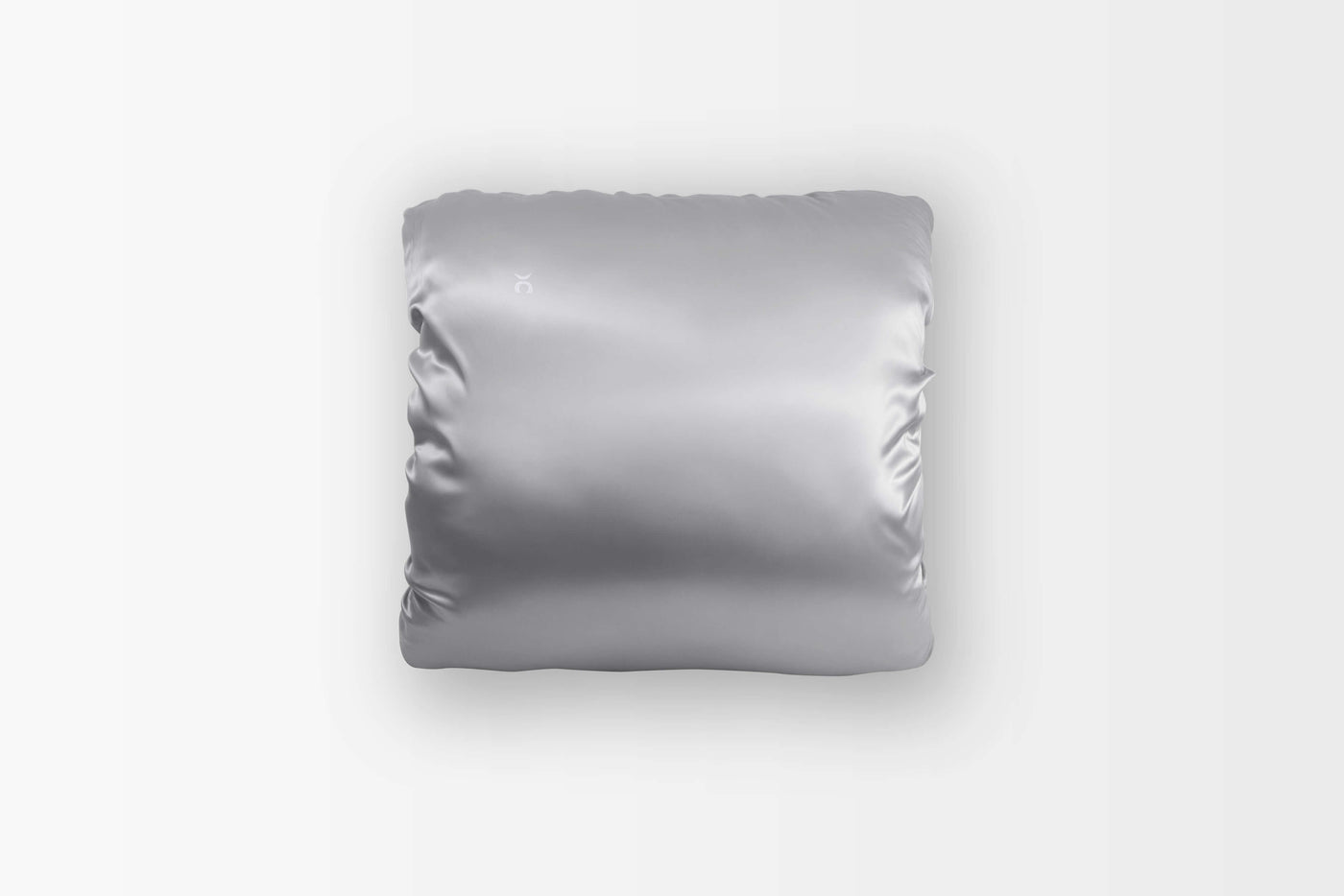 Soie de mûrier BIO - Argent - 65x65cm