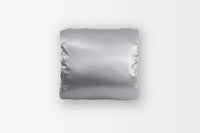 Soie de mûrier BIO - Argent - 65x65cm