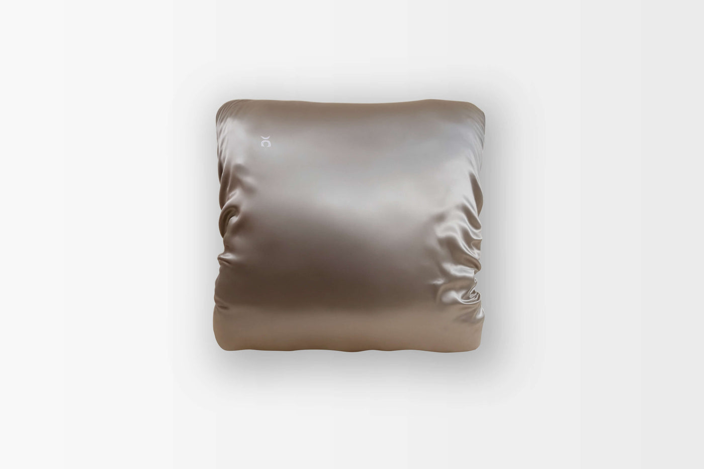 Soie de mûrier BIO - Champagne - 65x65cm