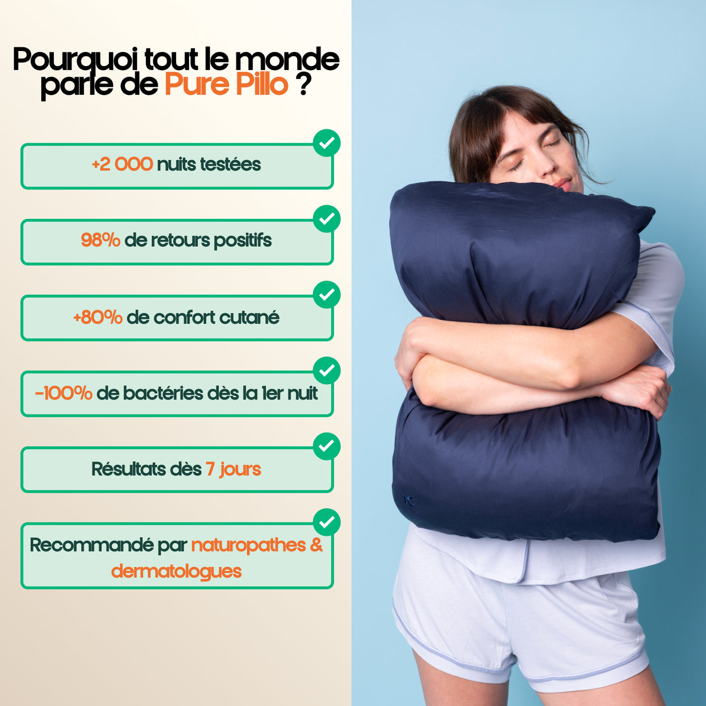 Satin de Coton - Bleu velours - 50x70cm