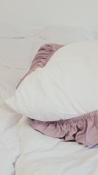 Satin de Coton - Rose poudré - 65x65cm