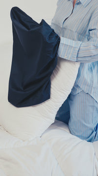 Satin de Coton - Bleu velours - 50x70cm