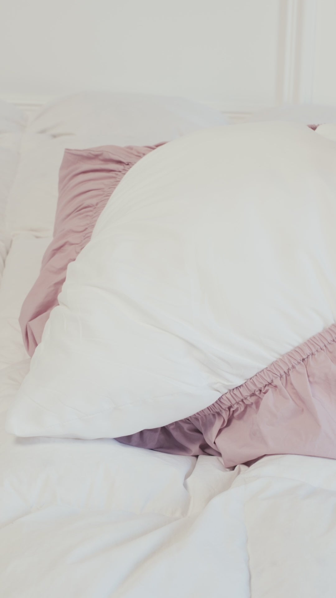 Percale de coton - Rose - 65x65cm